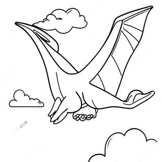 Pterodactil Desene De Colorat