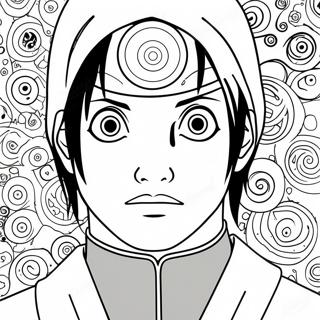 Pagina De Colorat Cu Itachi Uchiha Cu Sharingan 44172 9660