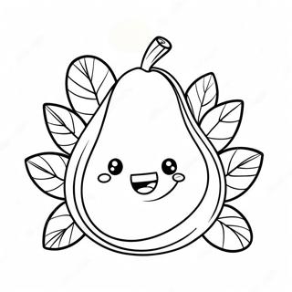 Avocado Zambitor Cu Funda Pagina De Colorat 44258-9683