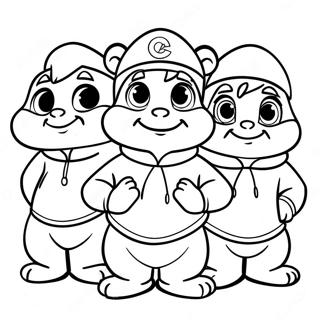 Pagini De Colorat Cu Alvin Si Veveritele In Costume 44535 9749