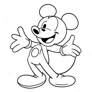 Mickey Mouse Desene De Colorat