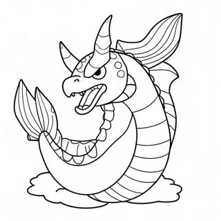 Gyarados Furios Pagina De Colorat 45410-9944