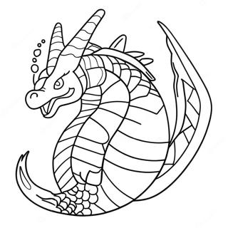Gyarados Pagini de colorat