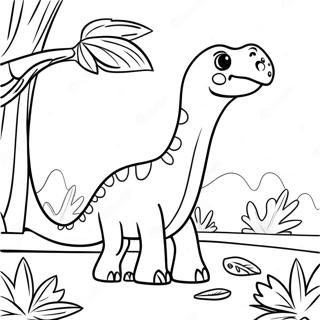 Brachiosaurus Desene De Colorat