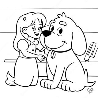 Clifford Jucandu Se Cu Emily Elizabeth Pagina De Colorat 45849-10037