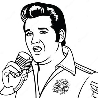 Elvis Desene De Colorat