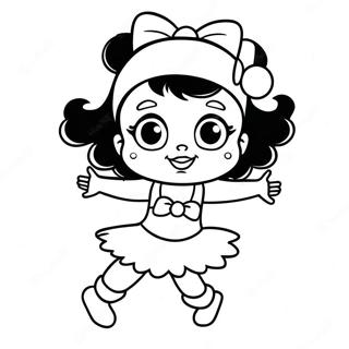 Pagina De Colorat Betty Boop Dansand 46524-10174