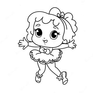 Pagina De Colorat Betty Boop Dansand 46524-10175