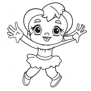 Pagina De Colorat Betty Boop Dansand 46524-10176