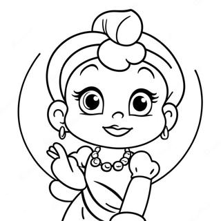 Pagina De Colorat Betty Boop Vintage 46525-10178