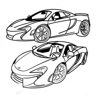 Pagina De Colorat Masina Sport Mclaren 46615-10194