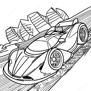 Pagina De Colorat Masina De Curse Mclaren Pe Pista 46616-10198