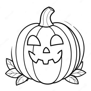 Pagini De Colorat Cu Jack O Lantern Zambitor 46716-10214