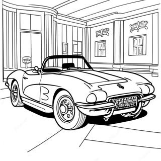 Corvette Desene De Colorat