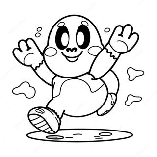 Pagina De Colorat Goomba Fericit Sarind 47004-10281