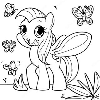 Fluttershy Desene De Colorat