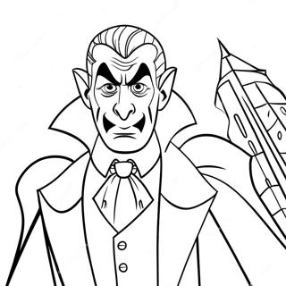 Dracula In Hotel Transilvania Pagina De Colorat 47467-10375