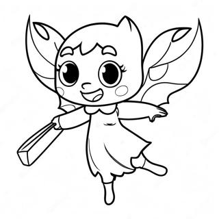 Mavis Zburand Cu Aripi De Liliac Pagina De Colorat 47468-10377