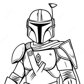 Mandalorian Pagini de colorat