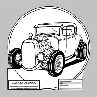 Hot Rod Desene De Colorat