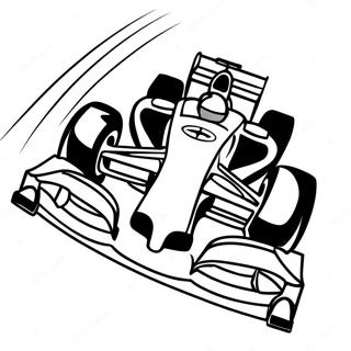 Masina F1 Derapand Intr Un Colt Pagini De Colorat 48182 10548