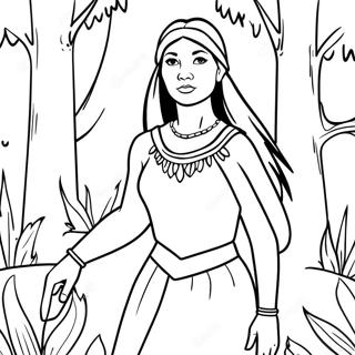 Pocahontas Desene De Colorat