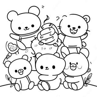 Rilakkuma Desene De Colorat