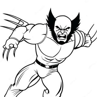 Wolverine Desene De Colorat