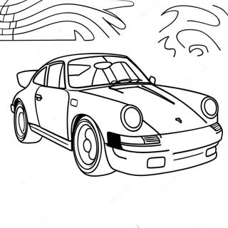 Porsche Desene De Colorat