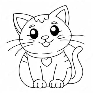 Pagina De Colorat Cu Meme Ul Pisicii Dragute 49787-10898