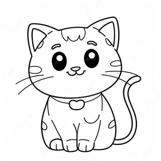 Pagina De Colorat Cu Meme Ul Pisicii Dragute 49787-10899