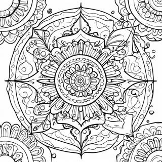 Mandala Infricosatoare De Halloween Pagina De Colorat 50072-10950