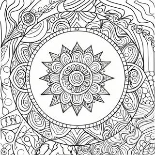 Mandala Infricosatoare De Halloween Pagina De Colorat 50072-10952