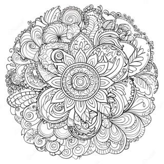 Mandala De Crăciun Desene De Colorat