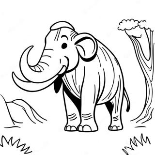Mamut Preistoric Desen De Colorat 50913-11131