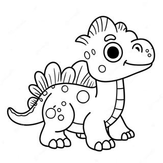 Dinozaur Bebelus Dragut Desen De Colorat 50914-11134