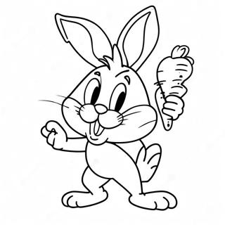 Bugs Bunny Cu Morcov Pagina De Colorat 51447-11251