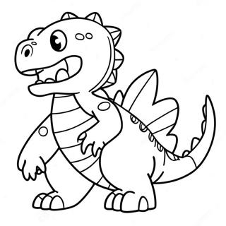 Pagina De Colorat Agumon Digimon 52578-11491