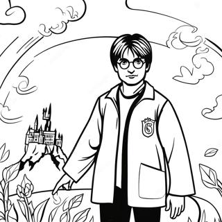 Harry Potter Desene De Colorat