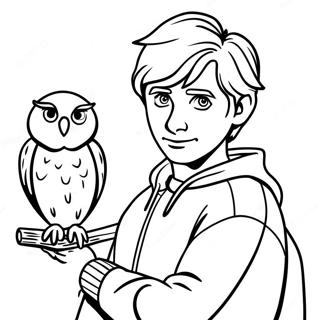 Harry Potter Desene De Colorat