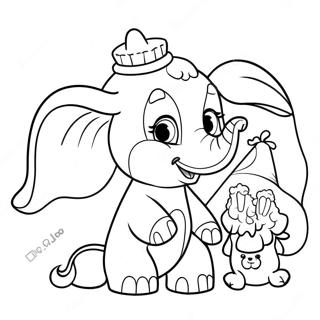 Dumbo Si Clovnii Pagina De Colorat 52852 11561