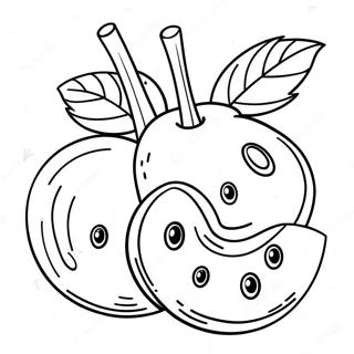 Pagini De Colorat Cu Cirese Mari Si Suculente 53120 11616