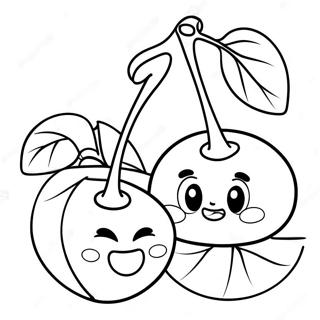 Pagini De Colorat Cu Personaje De Cires Din Desene Animate 53122-11624