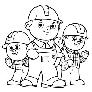 Bob Constructorul Desene De Colorat