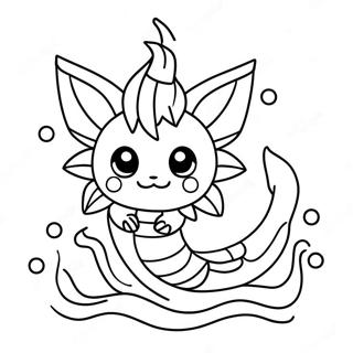 Vaporeon Desene De Colorat