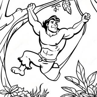 Tarzan Desene De Colorat