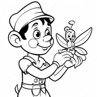 Pinocchio Cu Zana Albastra Desen De Colorat 54455-11911