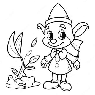 Pinocchio Cu Zana Albastra Desen De Colorat 54455-11912