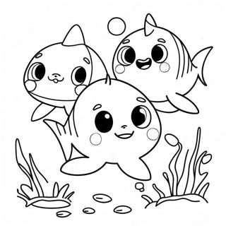 Pinkfong Familia De Rechini Draguti Pagina De Colorat 55073 12055