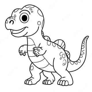 Pagina De Colorat Cu Allosaurus Dragut 55159 12076